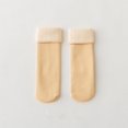thumbnail image 4 of FAOWME Socks For Kids cozy Soft Velvet Slim Thermal Socks cozy Socks Winter Warm Snow Socks Beige 1-10 years, 4 of 4