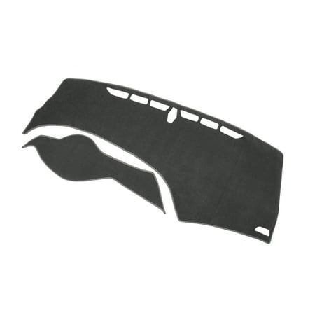 Unique Bargains Dashboard Cover Gray Polyester Non-slip Mat Protector Carpet Sun Proof for Honda Civic 2012-2015