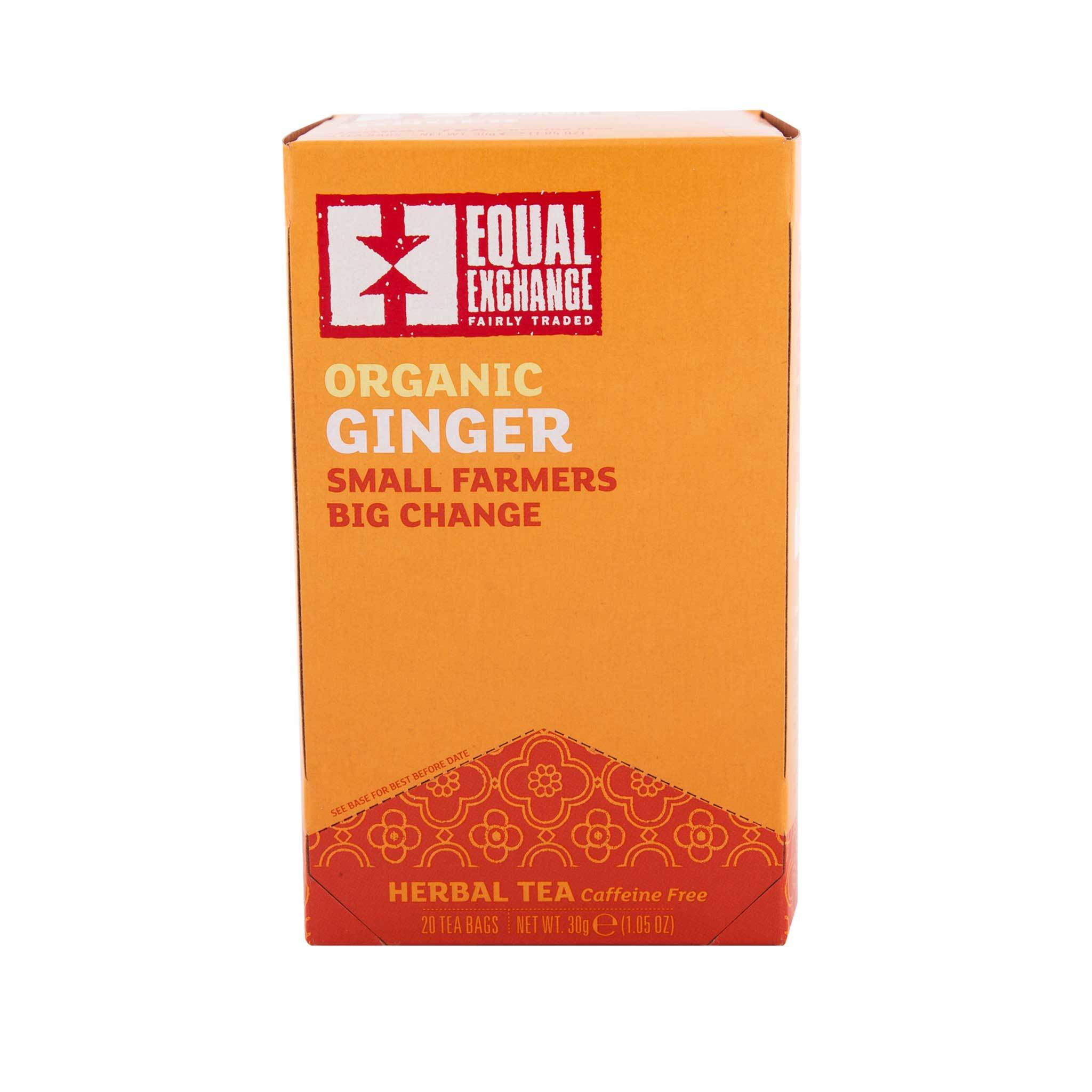 Equal Exchange Organic Ginger Tea Bags, 20 Count