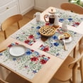 thumbnail image 5 of American Flag Farmhouse Flower Placemats Set of 4, Independence Day Non-Slip Place Mats Washable Table Mats for Kitchen Dining Table Decorations Indoor/Outdoor, 5 of 9