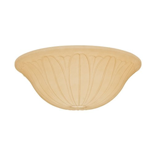 Casablanca Fan Company 99063 Bol en Verre Feuille Tropicale pour 99023, Caramel