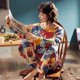 thumbnail image 1 of 2023 Sanrio Hello Kitty pantalones Anime Doraemon pijamas finos de felpa moda cómoda cuello redondo cálido conjunto de ropa de dormir Otoño/Invierno, 1 of 4