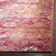 thumbnail image 3 of SAFAVIEH Merlot Leslie Floral Area Rug, Red/Multi, 6'7" x 6'7" Square, 3 of 8