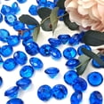 thumbnail image 4 of XHKDSYMC 100Pcs Clear Acrylic Diamonds 25mm Wedding Table Scatters Gemstones Confetti for Vase Fillers,Floral Decor,Bridal Shower Decorations,Home Centerpieces,Candle Display (Dark Blue), 4 of 5