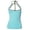 a-Green125, variant on Womens Solid Color Halter Neck Crop Top With Tie Back Detail Slim Fit Sleeveless Summer Tank Top For Beach Pool Party Casual Wear Pink M