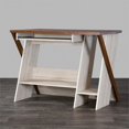thumbnail image 4 of Baxton Studio Rhombus Computer Desk in Oak, 4 of 4