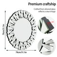 thumbnail image 4 of LUVODI Clear Sunburst Wall Mirror Decorative Accent Mirror for Bathroom Living Room Decor Round 32in, 4 of 9