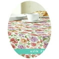 thumbnail image 5 of Mainstream Tablecloth Silk Floral Multi-Color Spring Flowers Polyester Fabric (52 x 70 Rectangle), 5 of 7