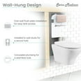 thumbnail image 4 of Monaco Wall-Hung Round Toilet Bowl, 4 of 16