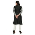 thumbnail image 2 of Maple Clothing India Kurtis for Women Long Kurta Tunic Tops (Black, M), 2 of 6