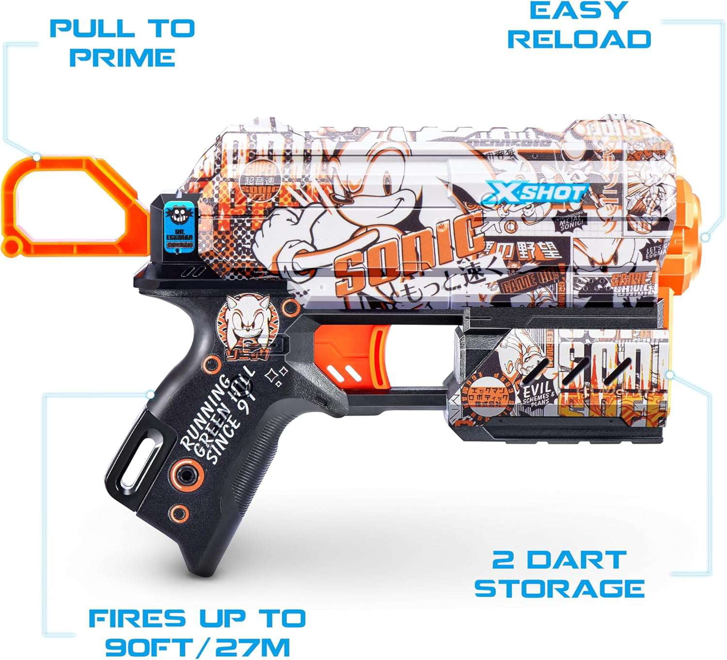 Sonic The Hedgehog Flux Retro Blaster 2-Pack