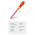 thumbnail image 2 of 1000v Insulated Screwdriver, Magnetic Tip Electrician Screwdriver, Phillips Screwdriver, Slotted Screwdriver, 2 of 8