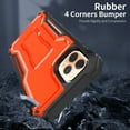 thumbnail image 3 of ExoGuard For iPhone 11 Pro Max Case, Phone Case with Screen Protector and Kickstand (Orange), 3 of 7