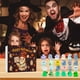 thumbnail image 1 of xihome Calendario de Adviento de resina luminosa para Halloween y Navidad con luz nocturna 3D, 1 of 8