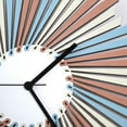 thumbnail image 6 of Ardeola - Andromeda Nebula - 23.5 in Analog Sunburst Wall Clock, Pastel Clock for Girls Room Decor, Teens Decoration for Wall, 6 of 9