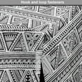 thumbnail image 4 of Tribal Dog Crate Cover, Monochrome Design Style Continuous Zentangle Triangles Pattern, Easy to Use Pet Kennel Cover Small Dogs Puppies Kittens, 7 Sizes, Charcoal Grey and White, by Ambesonne, 4 of 6