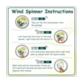 thumbnail image 3 of 4Pack 8Inch Sublimation Wind Spinner Blanks,3D Double Sided Sublimation Wind Powered Kinetic Sculpture for Yard Garden, 3 of 6