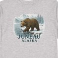 thumbnail image 4 of Inktastic Juneau Alaska Bear Scenic Wilderness Boys or Girls Long Sleeve Toddler T-Shirt, 4 of 5