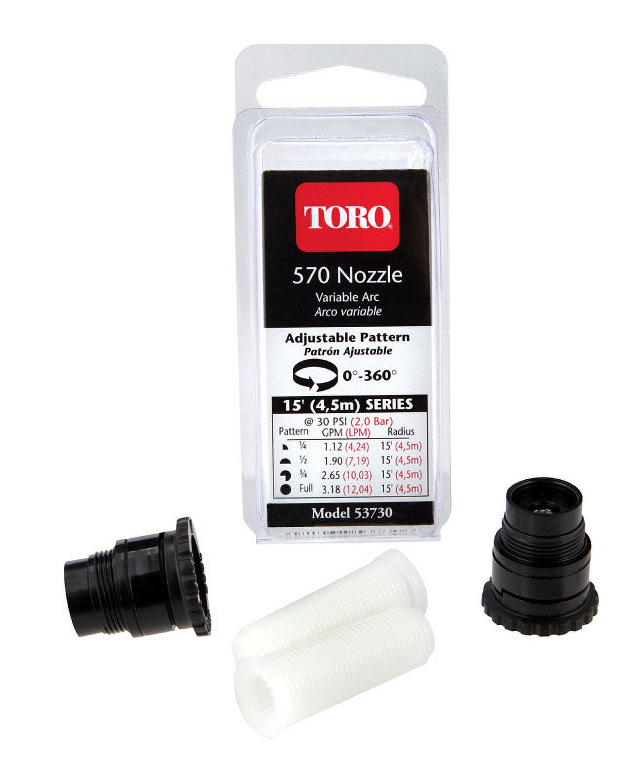 TORO CO M/R IRRIGATION 2-Pk. 570 Series Adjustable Underground Sprinkler Nozzle 53730