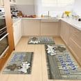 thumbnail image 1 of Bathroom Floor Mat 40 cm x 60 cm Easter Rabbit Design Holiday Decor for Bath Entryway Kitchen, 1 of 1