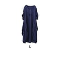 thumbnail image 4 of Vestido suelto femenino Minnieouse manga corta Azul oscuro L, 4 of 5