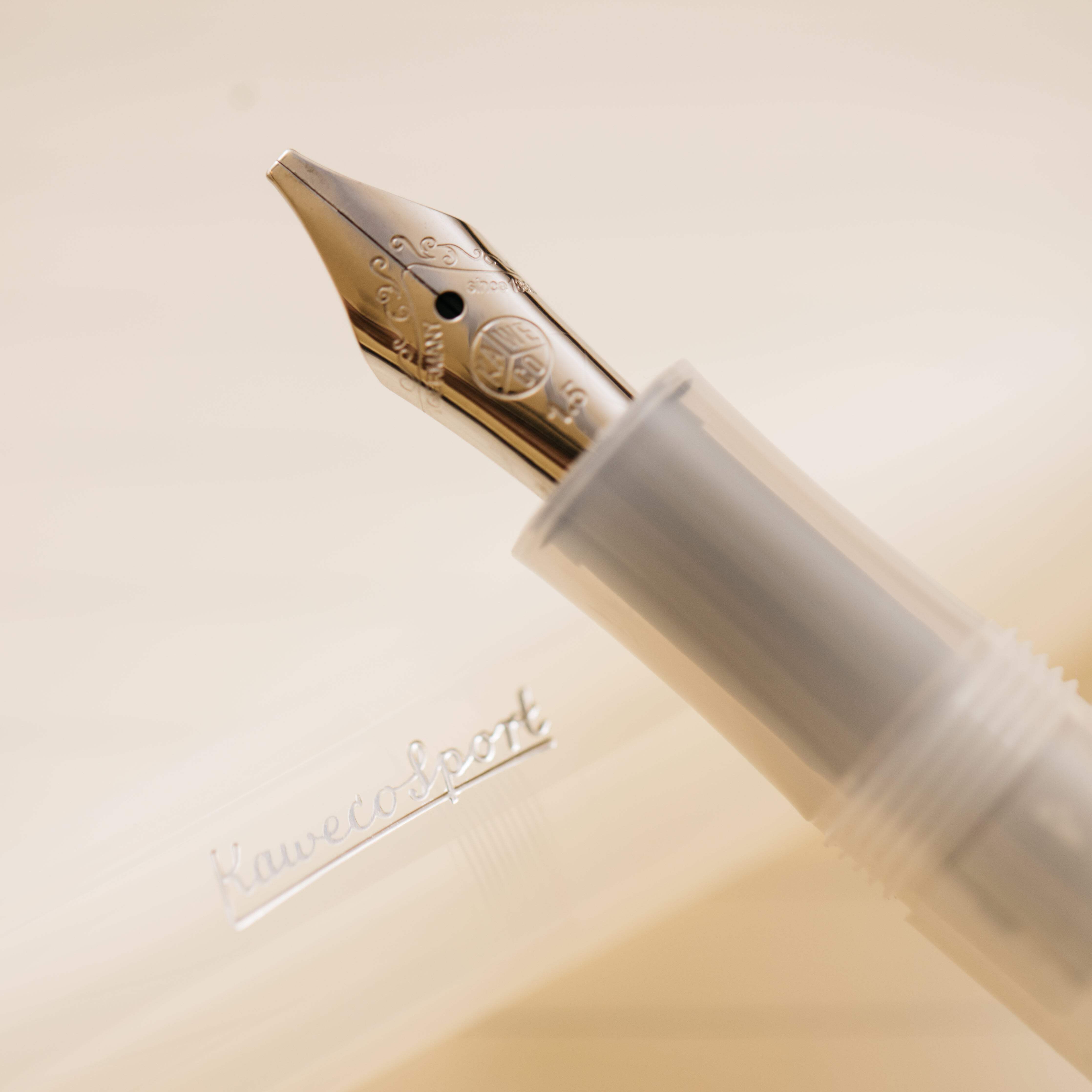 Kaweco Sport Frosted Natural Coconut Small Fountain Pen Calligraphy Set
