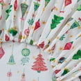 thumbnail image 2 of Great Bay Home Microfiber Bed Sheet Set, 4-Piece Holiday-Themed Sheets, King, Twinkling Ornaments, 2 of 6