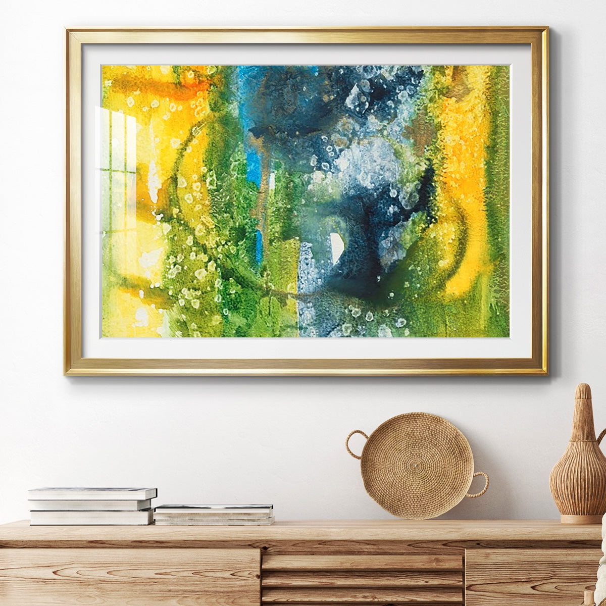Aquatic Energy III Premium Framed Print - Ready to Hang