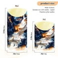 thumbnail image 4 of Cavalier King Charles Dog Flameless Candles 2 PCS with Remote Realistic Moving Flame LED Tapered Pillar Set for Home Decor, 4 of 7