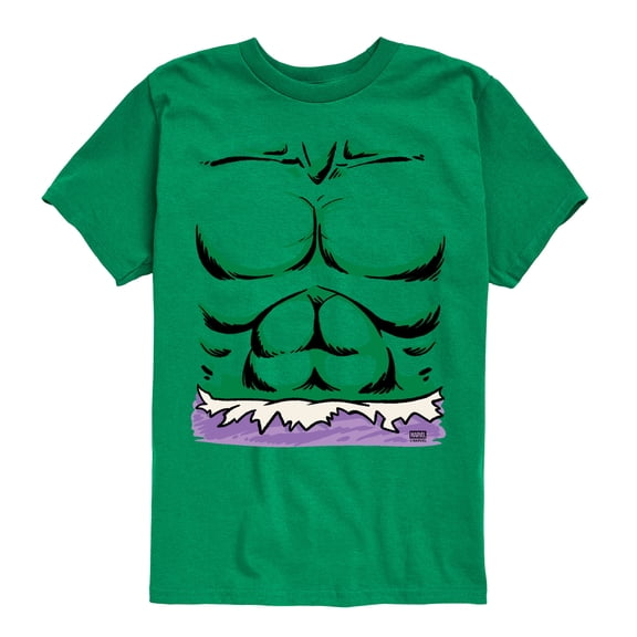 Marvel - Hulk Costume - Youth Boys Short Sleeve Graphic T-Shirt