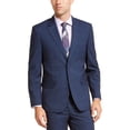 thumbnail image 2 of Nautica Mens Modern-Fit Bi-Stretch Suit 44 Regular Blue Plaid Pants 38 Waist, 2 of 7