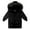 Black, variant on Generic Clothing Clearance Children's Coat Casual Little/big Kids Girls 2024 New Winter Thick Coats Hooded Furry Collar Solid Color Zipper Button with Pockets Comfortable(5-6 Years,Black)