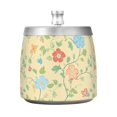 thumbnail image 7 of Yayeee Ashtray with Lid for Cigarette Smokeless Stainless Steel Home Ash Holder, Colorful Flower, 7 of 7