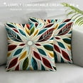 thumbnail image 3 of COMIO Modern Tropical Pillow Covers Leaves Palm Tree Decorative Throw Pillow Cases Soft Outdoor Pillow Covers for Patio Sofa Couch Bedroom Home Decor, 3 of 5
