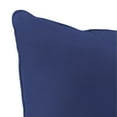 thumbnail image 5 of Jordan Manufacturing Sunbrella 46.5" x 24" Echo Midnight Blue Solid Rectangular Outdoor Deep Seat Chair Cushion Set with Welt, 5 of 9