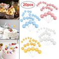 thumbnail image 6 of Event & Party Plastic Pink Blue Yellow White Birthday Party Ball Cake Topper Cake Decor Cake Decorating Supplies Ball Plug-In PINK 3CM, 6 of 8