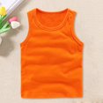 thumbnail image 2 of XXWXYD Kids Toddler Girls Cotton Sleeveless Tank Tops - Summer Breathable Solid Color Basic Tees Undershirts Vest for Baby Boys Girls, 2 of 6