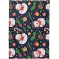 thumbnail image 2 of 54"x72" Christmas Snowman Tablecloth, Waterproof Washable Polyester Square Table Cover, Durable Tablecloth for Kitchen Dining Table Party Decor, 2 of 7