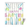 thumbnail image 1 of SUTTOM Happy Easter Bathroom Shower Curtain 60x72 inch, 1 of 1