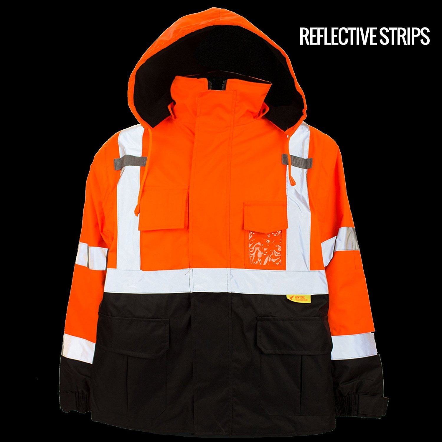 orange safety bomber jackets
