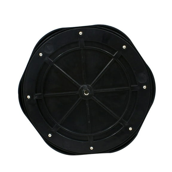 WHAMVOX Black Drum Practice Pad Set with 10 Inch Plastic Dumb Drum 2 Sticks and Storage Bag for Playing Use