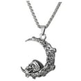 thumbnail image 4 of OUNONA  Moon Skull Necklace Pendant Mother's Day Gift Miss, 4 of 8