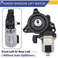 thumbnail image 3 of OEM Quality Power Window Motor for 2016-2021 Hyundai Tucson Front Left Or Rear Left Driver Side Door without Auto Up&Down 82450D3000 Without Auto Up&Down Without Auto Up&Down, 3 of 5