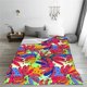 thumbnail image 5 of Fotbe Colorful Bananas Manta de Franela Acolchonada con Estampado, Súper Suave y Esponjosa, Extra Grande para Sofá, Cama, Uso Todo el Año-50"x40", 5 of 7