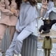 thumbnail image 3 of Conjunto de chándal para mujer, sudadera y pantalón cálidos de invierno, sudadera holgada de manga larga con bolsillo, ideal para deportes, yoga, viajes, compras, uso diario, gris M, 3 of 5