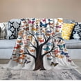 thumbnail image 2 of ARISTURING Butterfly Blanket Soft Lightweight Flannel Cartoon Throw Blankets Bedding for Bed Sofa Couch Chair Travel, 2 of 6