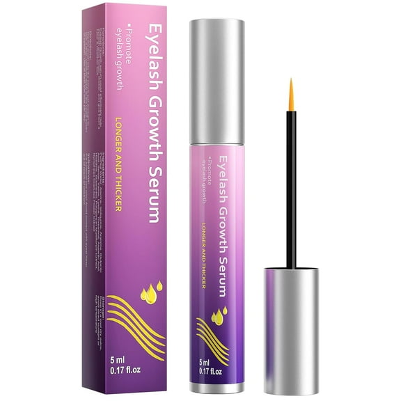 Lash Serum, Premium Eyelash Growth Serum Promotes Longer, Thicker, Fuller,Eyelash Serum Non Irritating (5ml)