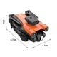 thumbnail image 4 of Dron FPV WiFi WJSXC con cámara HD 1080P, modo de retención de altitud, dron RC plegable, cuadricóptero, vuelo circular, vuelo de ruta, retención de altitud, modo sin cabeza, naranja, 4 of 5