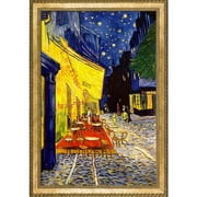 La Pastiche Vincent Van Gogh 'Cafe Terrace at Night' (Luxury Line) Hand Painted Oil Reproduction