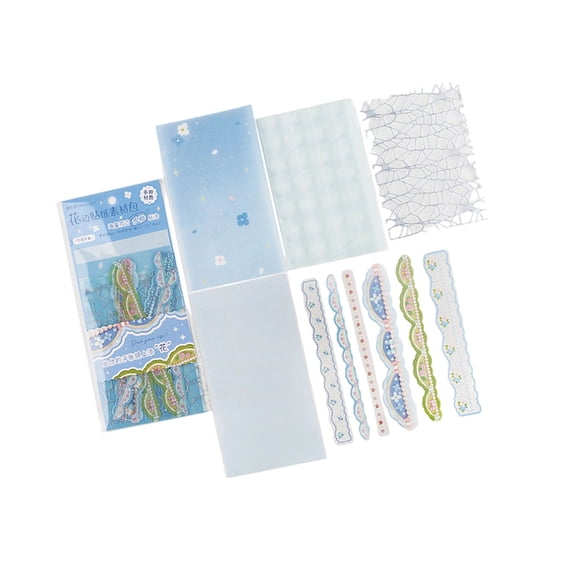 7829 Retro Scrapbooking Borders Embellishments Journaling Decorative Paper For Journal Card Making Memory Book Decoration